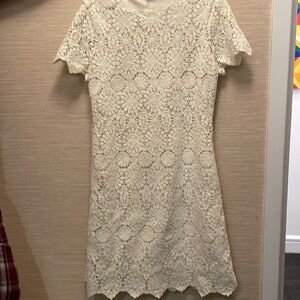 Tory Burch Lace dress in offwhite - In excellent condition